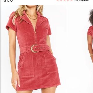 Show me your Mumu - Outlaw dress in Rose Corduroy